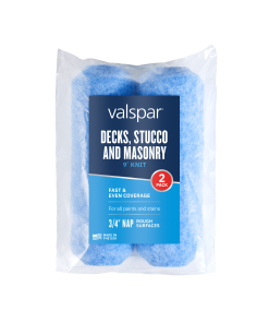 Valspar 2-Pack 9-in x 3/4-in Stucco, Decks and Masonry Knit Roller Cover